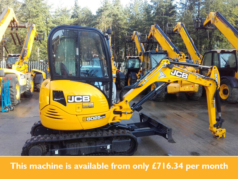 0% Interest Hire Purchase available on JCB Select machines