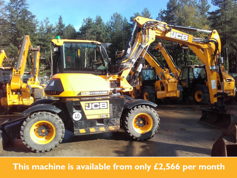 0% Interest Hire Purchase available on JCB Select machines