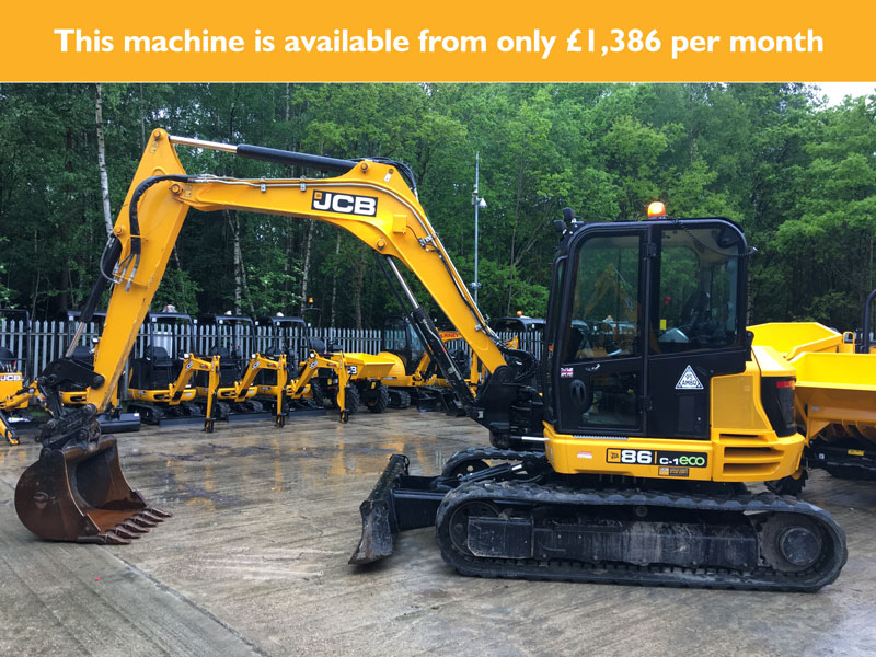 0% Interest Hire Purchase available on JCB Select machines