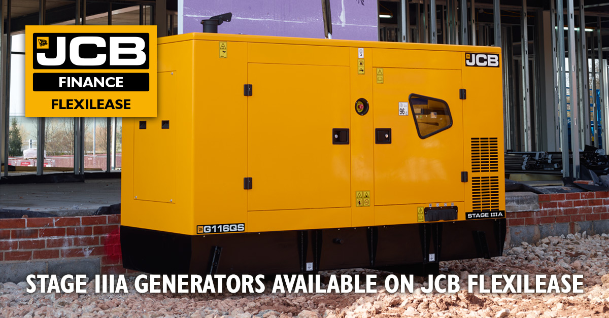 JCB Generators from £39 per week